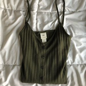 Olive Green Tank Top